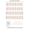 image:imageDashing Diva Glaze Design Nail Strip Set  Flower Bomb  Long Lasting Chip Resistant SemiCured Gel Nail Strips  4Piece Manicure Set with 32 StripPure Porcelian