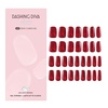 image:imageDashing Diva Glaze Design Nail Strip Set  Flower Bomb  Long Lasting Chip Resistant SemiCured Gel Nail Strips  4Piece Manicure Set with 32 StripRuby Red Apple