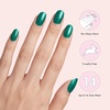 image:imageDashing Diva Glaze Design Nail Strip Set  Flower Bomb  Long Lasting Chip Resistant SemiCured Gel Nail Strips  4Piece Manicure Set with 32 StripSee you in Croatia