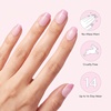 image:imageDashing Diva Glaze Design Nail Strip Set  Flower Bomb  Long Lasting Chip Resistant SemiCured Gel Nail Strips  4Piece Manicure Set with 32 StripShot My Heart