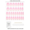 image:imageDashing Diva Glaze Design Nail Strip Set  Flower Bomb  Long Lasting Chip Resistant SemiCured Gel Nail Strips  4Piece Manicure Set with 32 StripShot My Heart