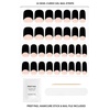 image:imageDashing Diva Glaze Design Nail Strip Set  Flower Bomb  Long Lasting Chip Resistant SemiCured Gel Nail Strips  4Piece Manicure Set with 32 StripSuit and Tie Standard