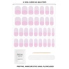 image:imageDashing Diva Glaze Design Nail Strip Set  Flower Bomb  Long Lasting Chip Resistant SemiCured Gel Nail Strips  4Piece Manicure Set with 32 StripSweet Thing Standard