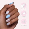 image:imageDashing Diva Glaze Design Nail Strip Set  Flower Bomb  Long Lasting Chip Resistant SemiCured Gel Nail Strips  4Piece Manicure Set with 32 StripUnder the Sea