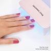 image:imageDashing Diva Glaze Design Nail Strip Set  Flower Bomb  Long Lasting Chip Resistant SemiCured Gel Nail Strips  4Piece Manicure Set with 32 StripWatermelon Smoothie